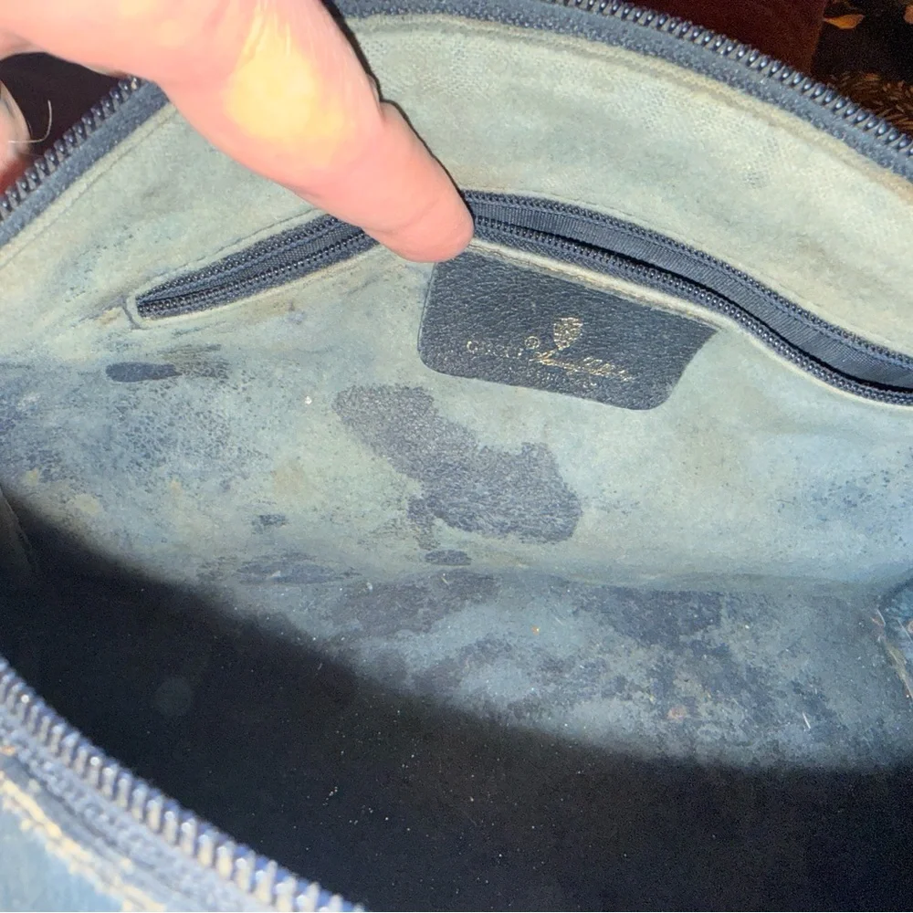 Vintage Gucci Navy Boston - Picture 11 of 16